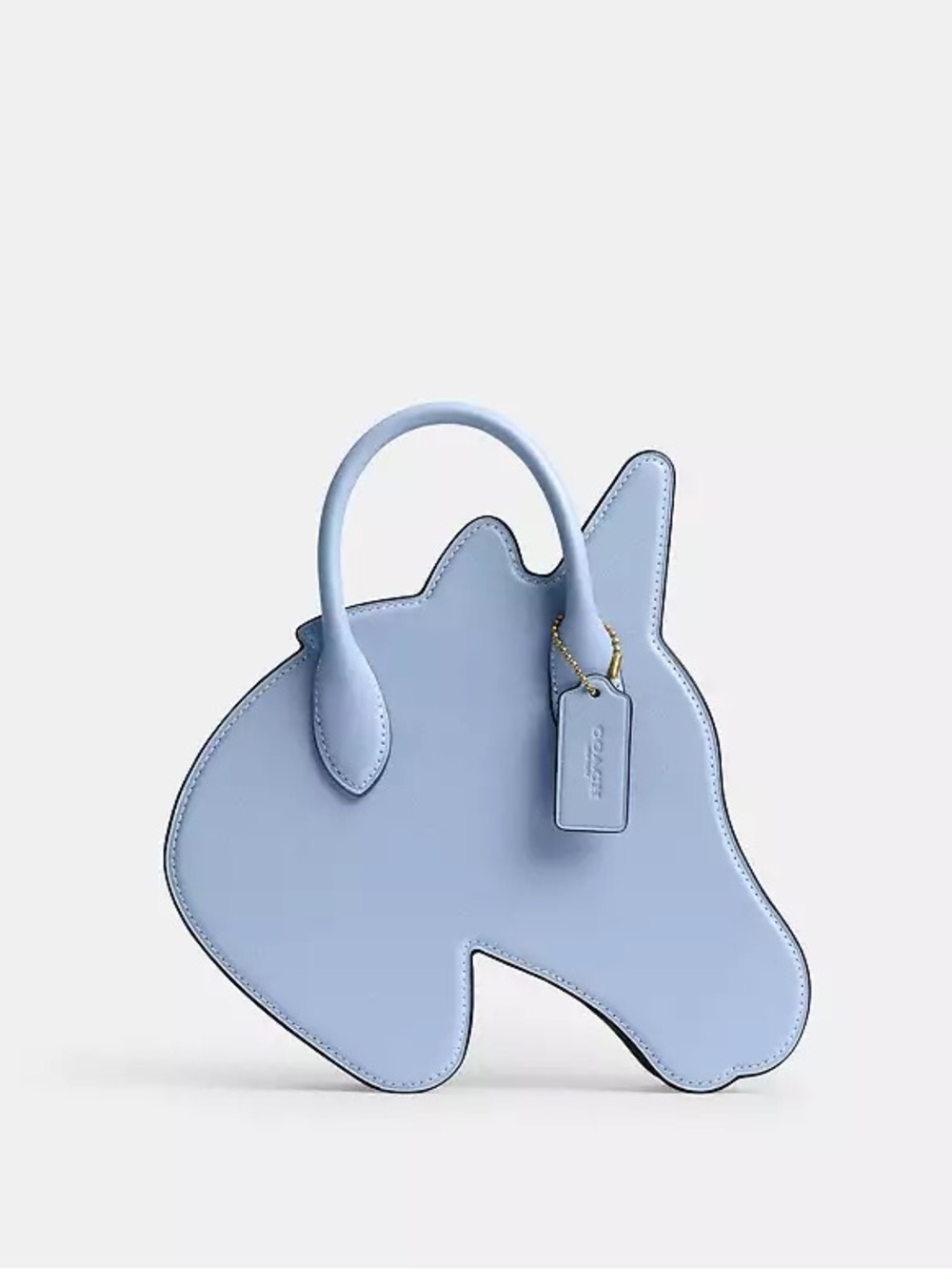 Coach Pastel Blue Unicorn Satchel